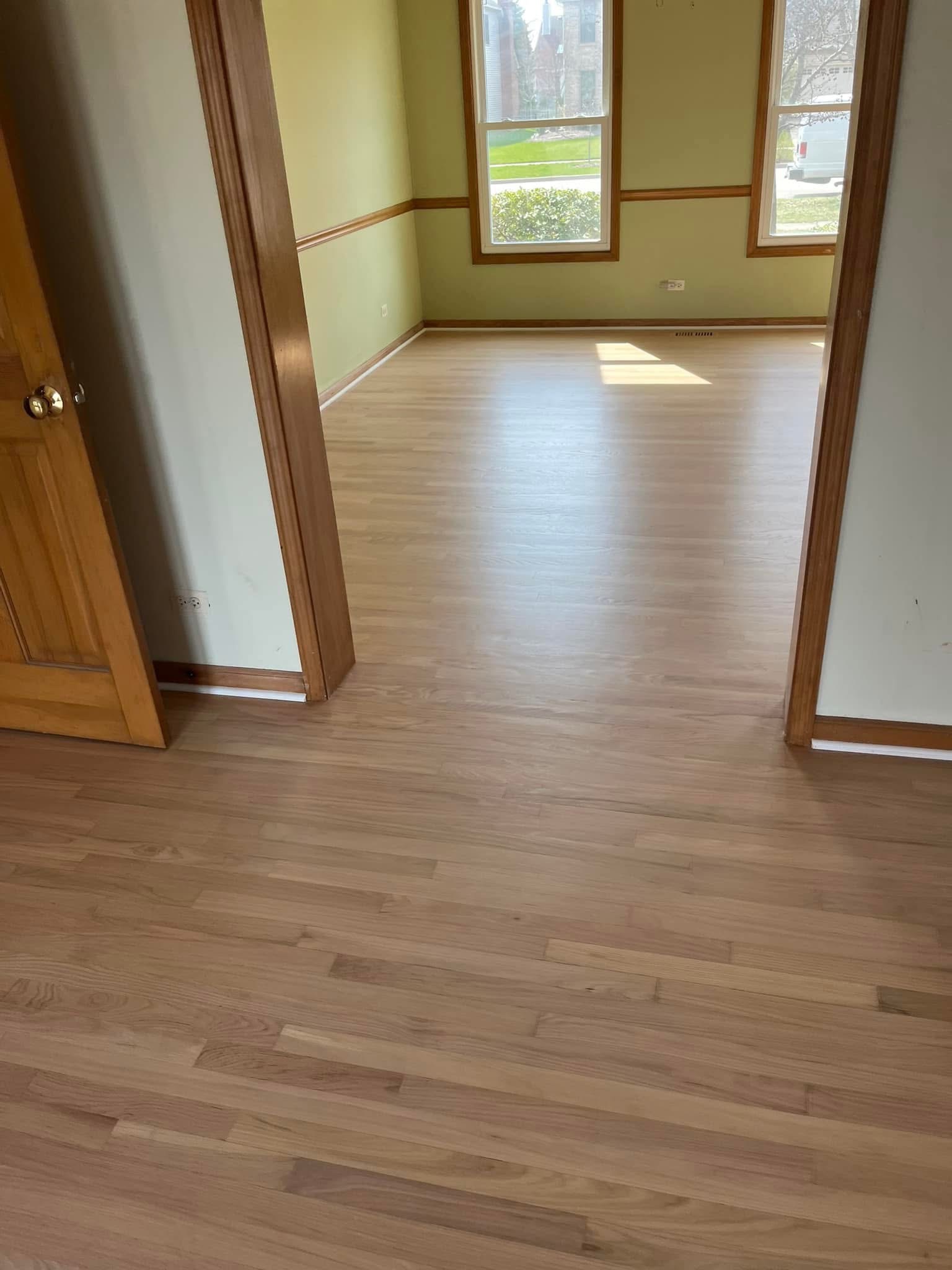 Hardwood floor installation in Lincoln Park Chicago home